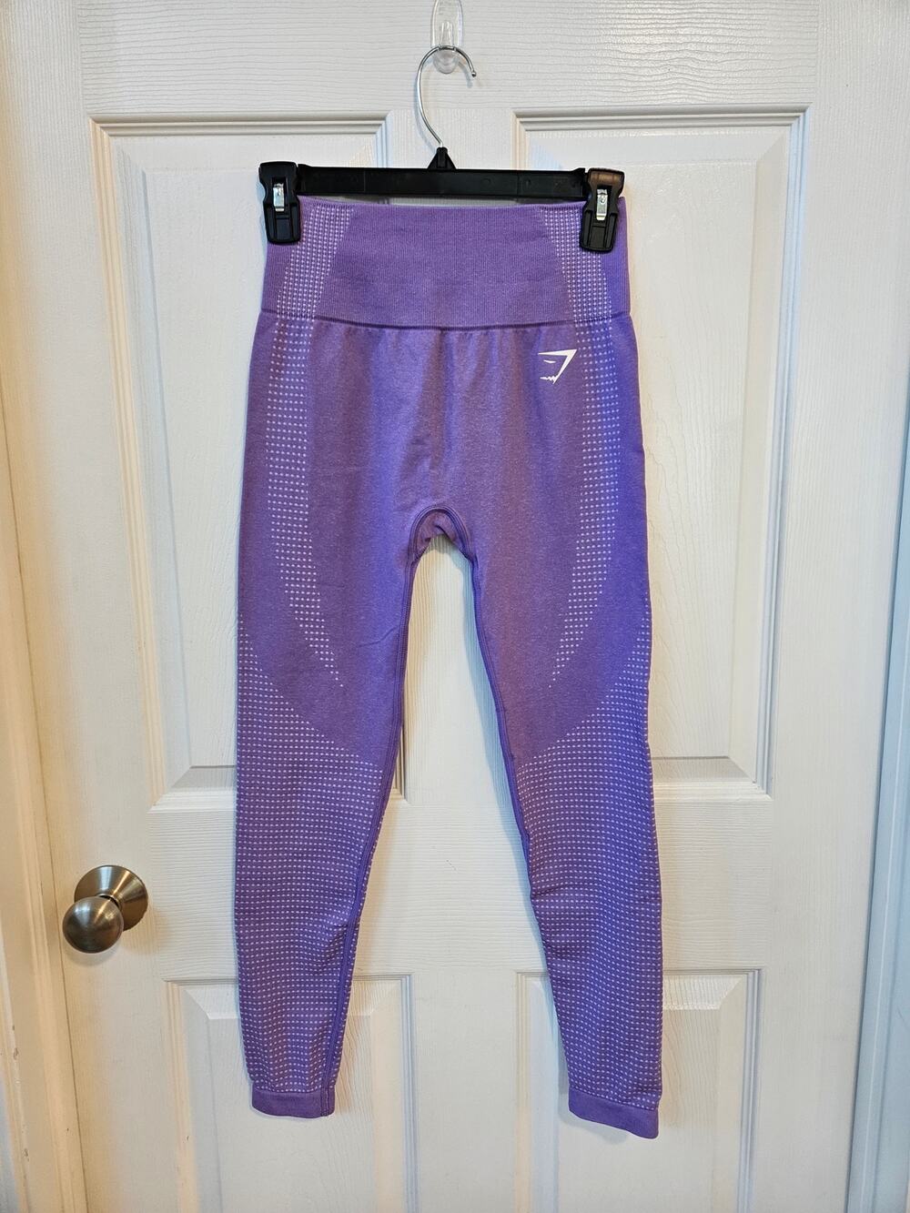 Gymshark Purple Seamless High Rise Cropped Leggings Women's XS Size Tag Removed